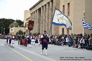 141- Rhodes- Defile Dodecanese grec